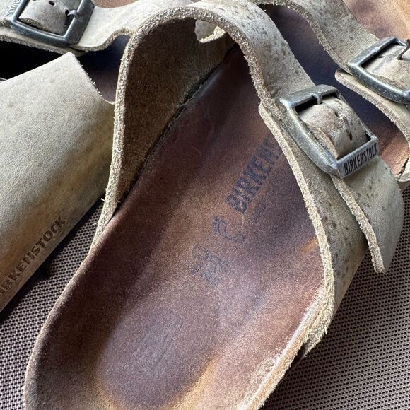 Birkenstock Khaki Arizona Sandals Sz. 40 - Picture 2 of 11
